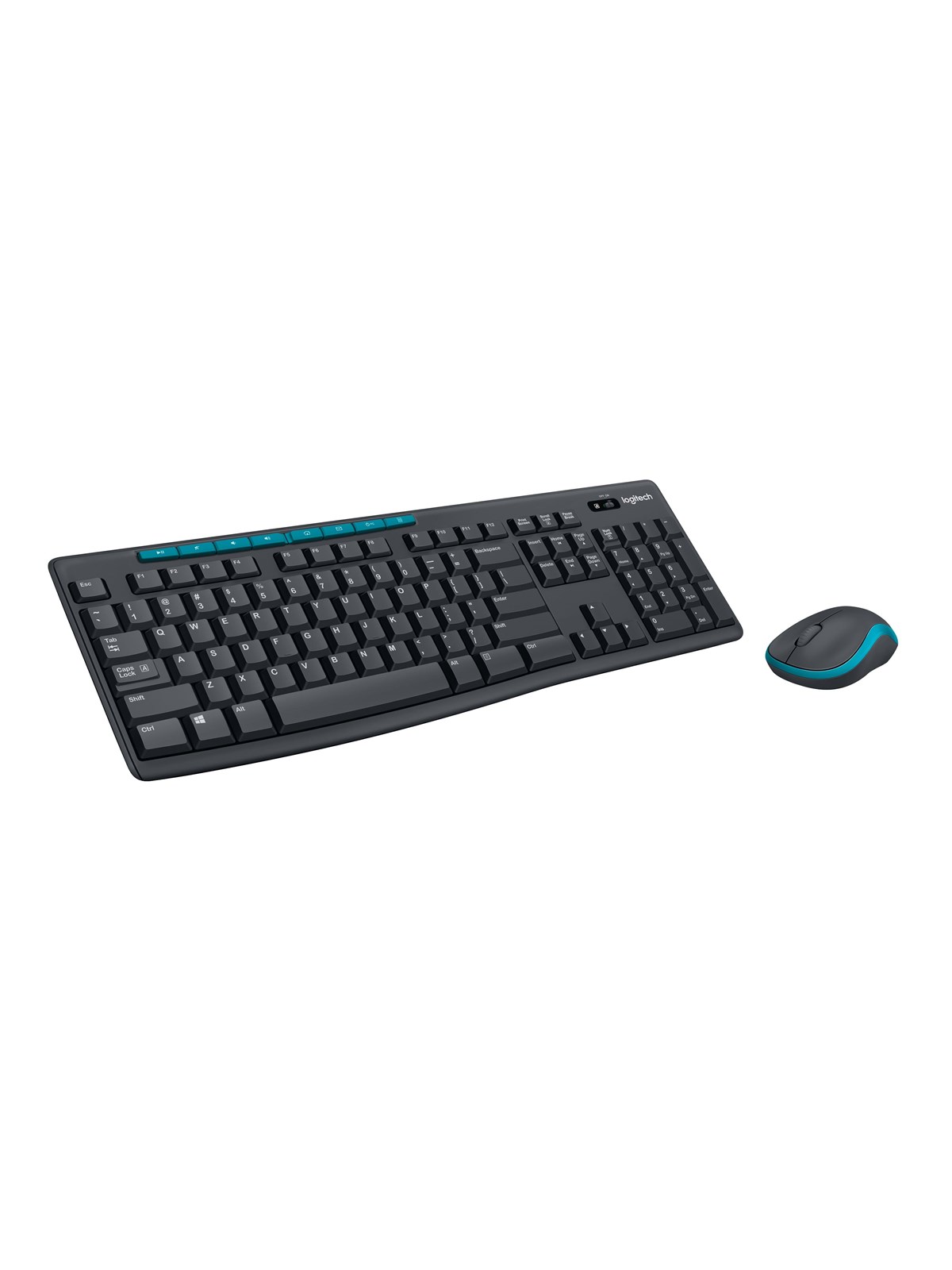Logitech MK270 Wireless Combo - DE - Tastatur & Maus Set - Deutsch - Schwarz