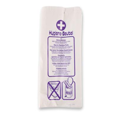 1000x Hygienebeutel aus Recyclingpapier weiß