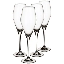 CHAMPAGNERGLÄSER La Divina transparent 260 ml 4er Set