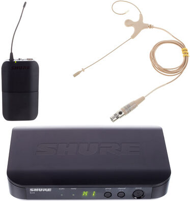 Shure BLX14 M17 EarmiKe O Bundle beige clair