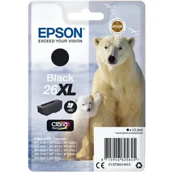 Epson, Druckerpatrone, C13T26214012 26XL Eisbär (BK)