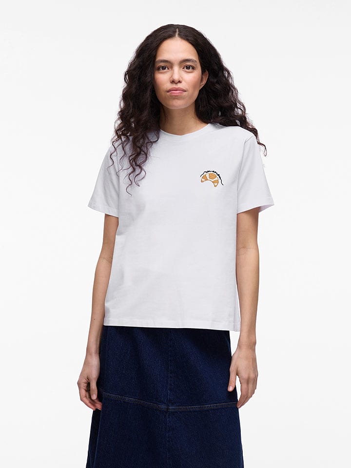 Vila Shirt in Weiß - S