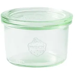 Weck Einkochgläser 200ml 12 Stk Rundrand Sturzform Einweckgläser Dessertgläser, Einmachgläser, Transparent