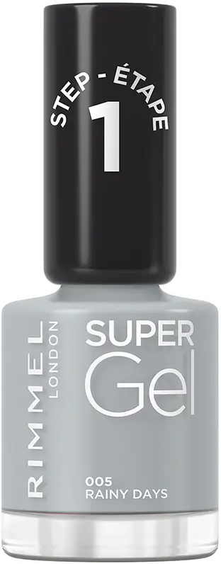 Rimmel London Super Gel Nail Polish 12 ml 005-Rainy Days