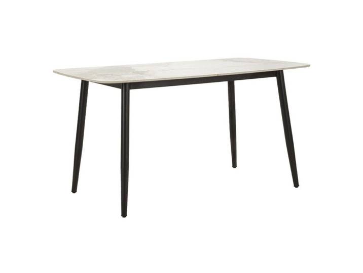 Table Salle à Manger  Josh  138cm Noir & Blanc