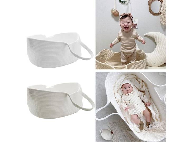 J15U – panier Portable pour bébé, pour transporteur, corde en coton tissée, berceau pour nouveau-né, lit couchage, berceau,