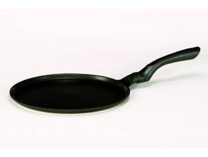 Karl Kruger Delta Aluguss Serie Crêpes Pan, 28 cm, Metaal, Zwart