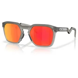 OAKLEY Sonnenbrille HSTN SQ Matte Grey Smoke | Prizm Ruby OO9533-0254