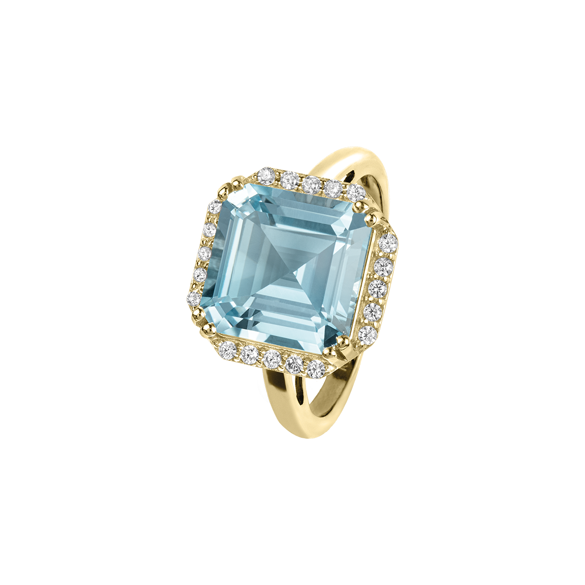 Jacques Lemans Ring Sterlingsilber vergoldet mit Zirkonia