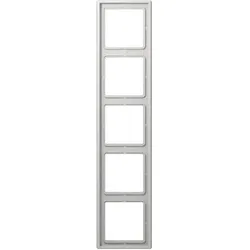 JUNG, Zubehör Schalterprogramm, Einbaurahmen 5f lgr glz LS / LS 990 Kst LS985LG