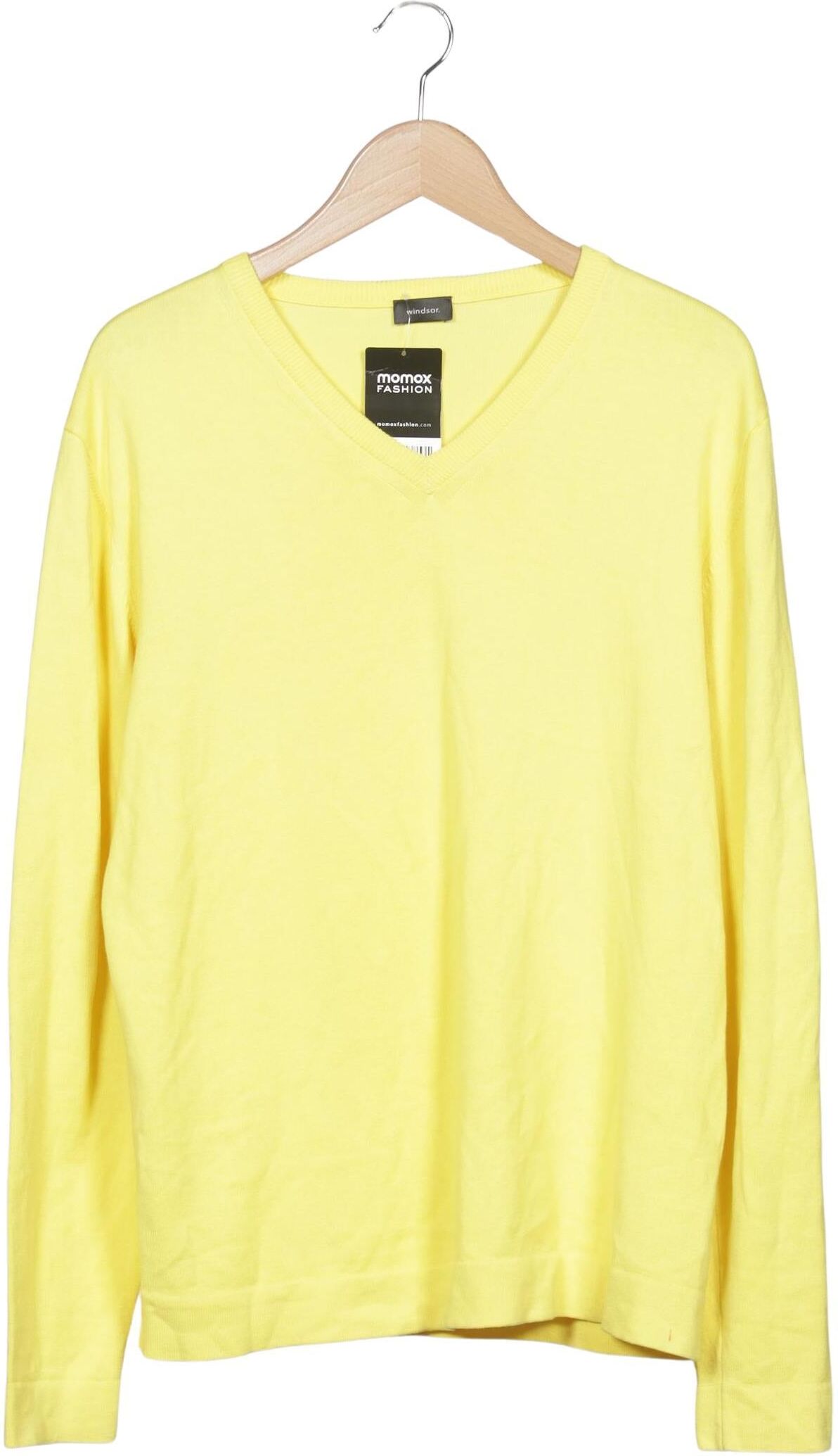 windsor. Herren Pullover, Gelb, Gr. EU 50, Baumwolle - Second Hand