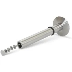 Take2 Design Take2 Clack Korkenbruchstückentferner "John Wine", Flaschenöffner, Silber