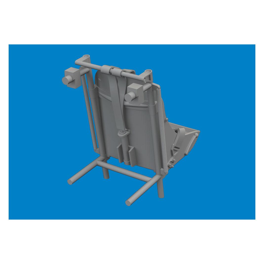 Eduard F4U-1A seat w/ integral belts PRINT (6481047)