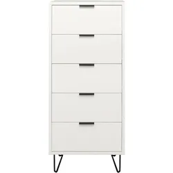 KOMMODE Erna 51x45x123 Kreidegrau matt Lack