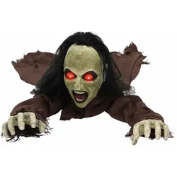 vidaXL Halloween krabbelnder Zombie SPOOKA Braun 94 x 130 x 29 cm 42048677