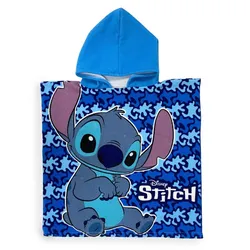 Lilo & Stitch Kinder-Kapuzenhandtuch Badeponcho Bequem und Stylisch