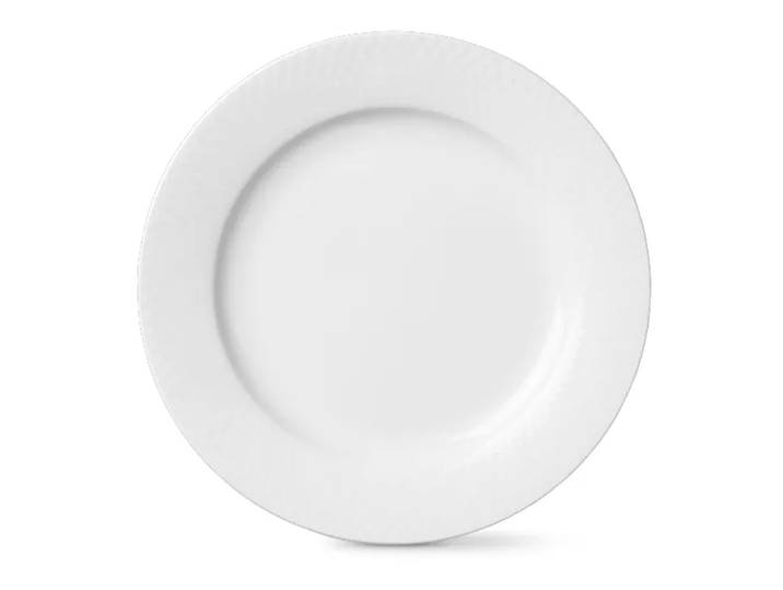 Lyngby Porcelæn Assiette Rhombe, blanc Ø 23cm