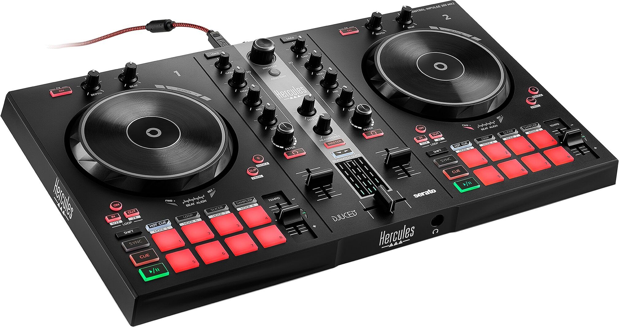 Hercules DJ Control Inpulse 300 MK2 Controlador de DJ