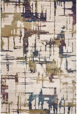 Domani Portland Abstract Geometric Shag Rug
