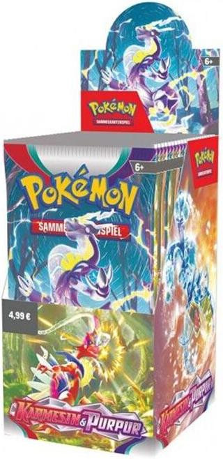 Pokémon Karmesin & Purpur Display met 18 booster packs Duits
