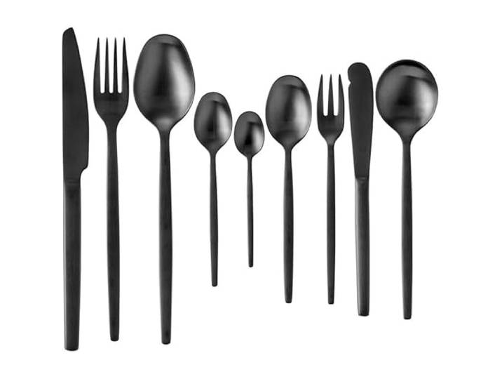 108 tlg. Besteckset ALEX Schwarz, mit schwarz, matte PVD Beschichtung, Chromnickelstahl 18/10