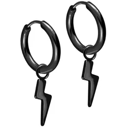 Chirurgenstahl Ohrclicker Creolen BLITZ