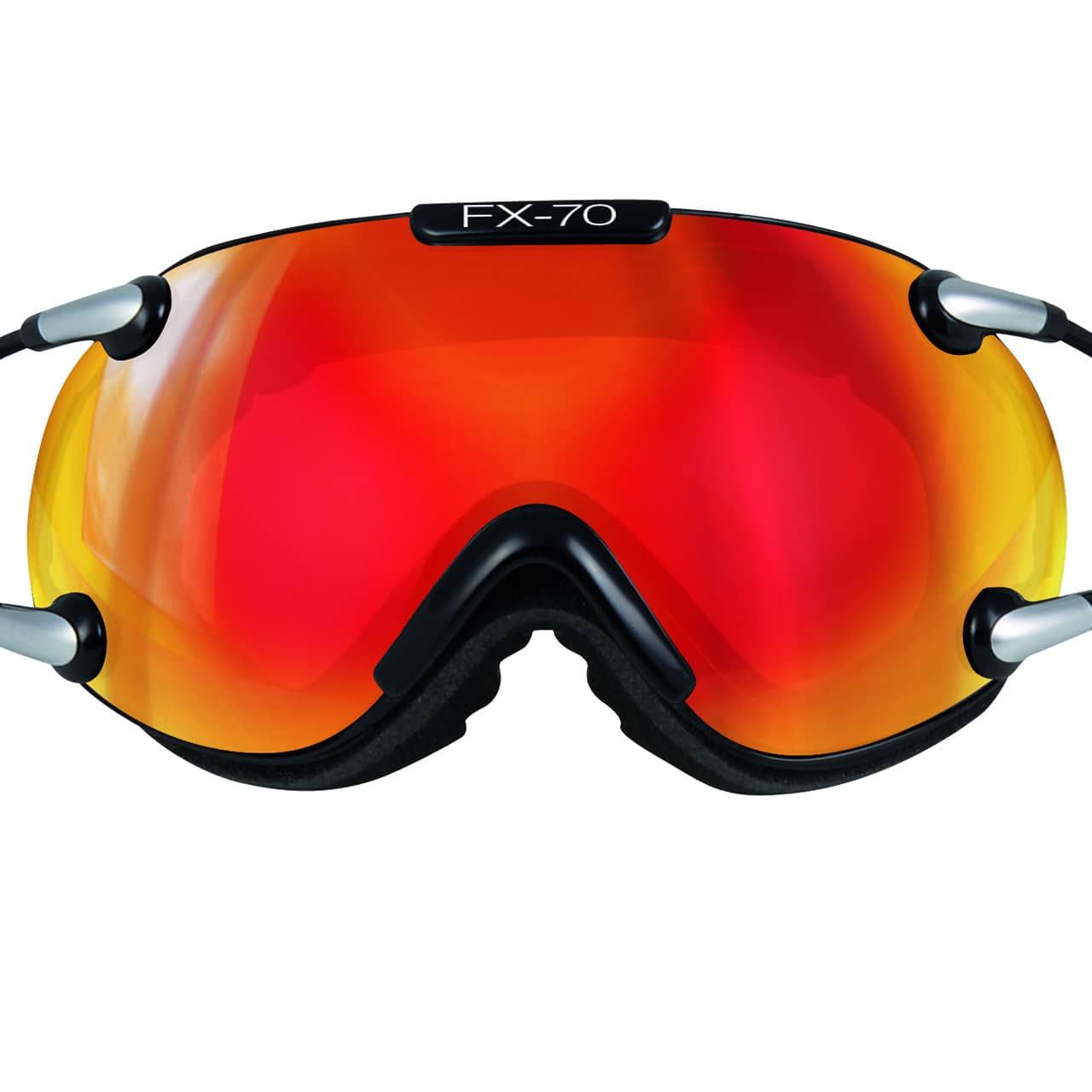 Casco FX-70 Carbonic schwarz/orange verspiegelt - M