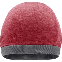 Myrtle Beach Unisex Legere Streetwear Mütze MB6577 wine melange/dark grey one size