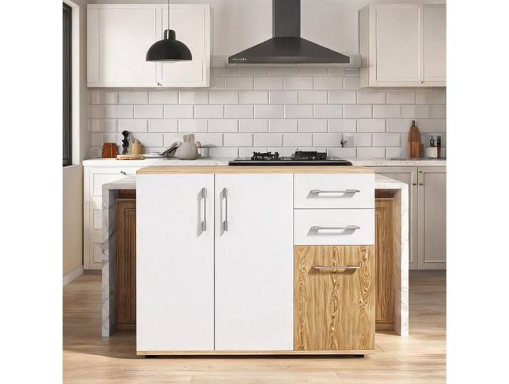 Blanc Panneau De Particules Servers and Sideboards and with 35.4 x 11.8 x 29.7 in and 5 cm