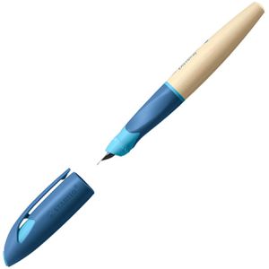 Stabilo Füller EASYbirdy Timber, Feder A, für Rechtshänder, aus Ahornholz, blau