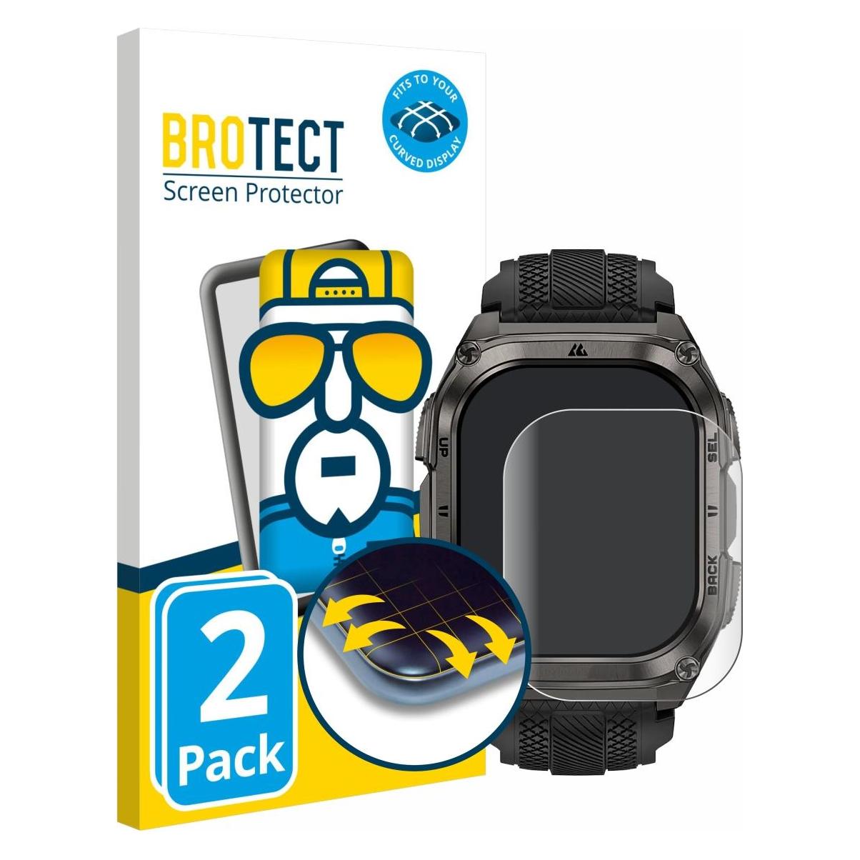 Brotect Fullscreen für Kospet Tank M4 Schutzfolie Displayschutz Folie Klar Transparent (5160807)