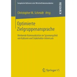 Optimierte Zielgruppenansprache, Fachbücher von Christopher M. Schmidt