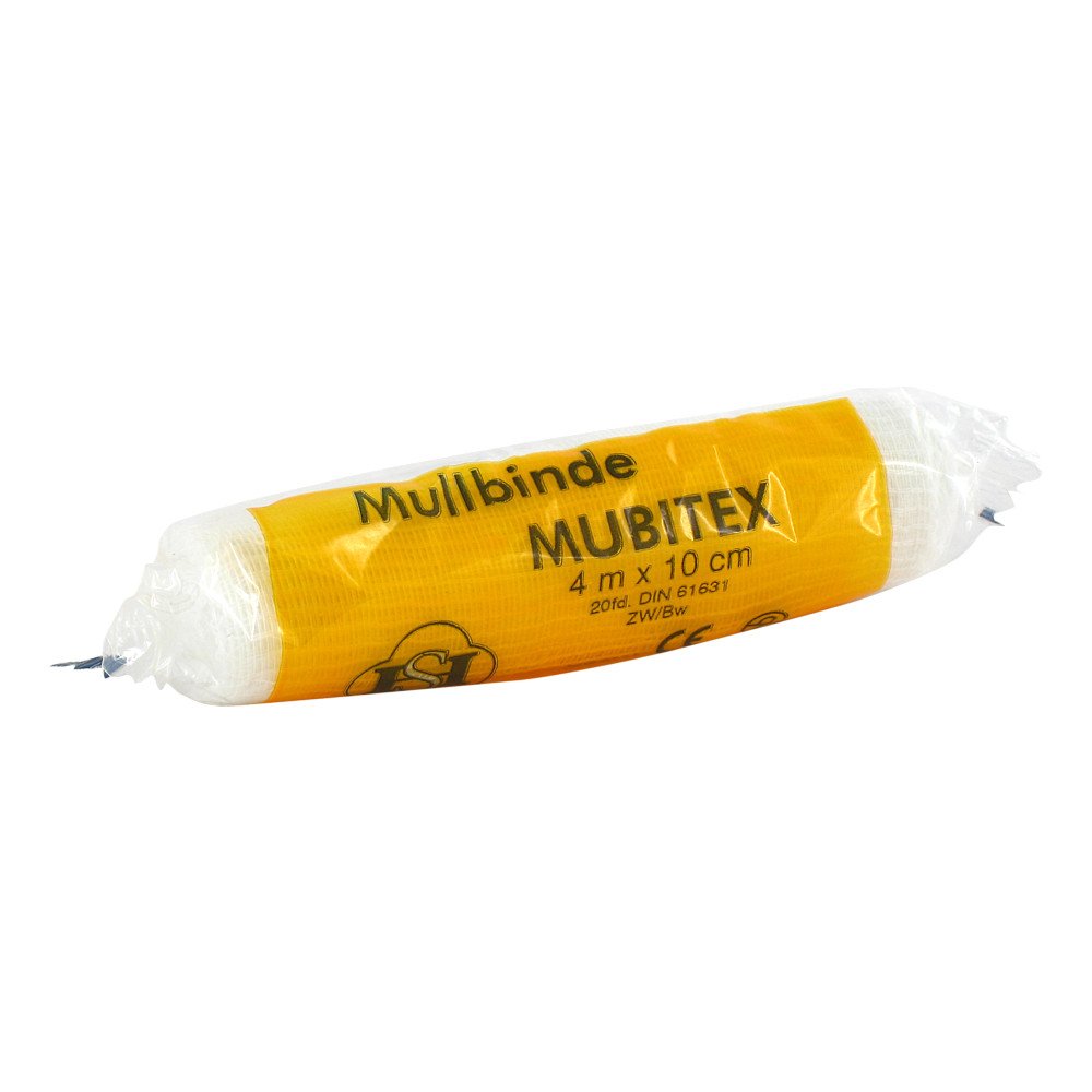 ERENA Verbandstoffe GmbH & Co. KG Mubitex Mullbinden 10cm einzeln in Cello 02795110