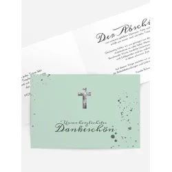 Trauerkarten Dankeskarten selbst gestalten mit Spruch und Fotos im Onlinedesigner bei Meine-Kartenmanufaktur.de