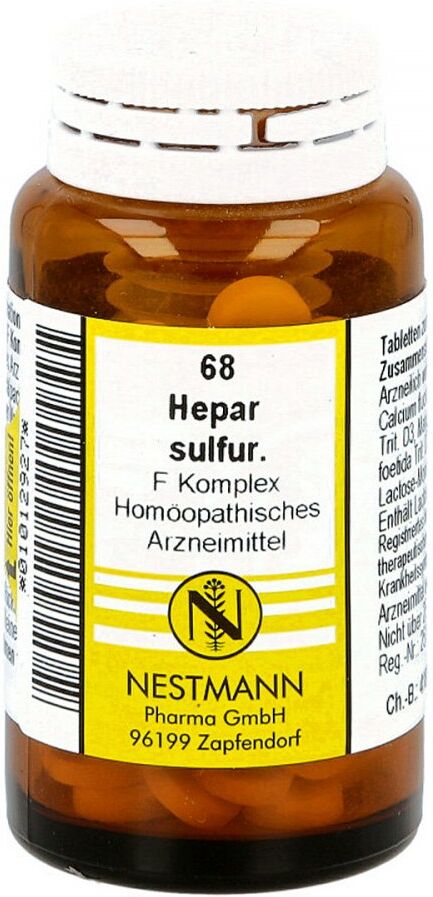 Hepar Sulfuris F Komplex Nummer 68 Tabletten