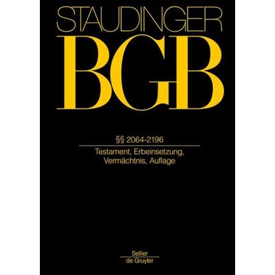 §§ 2064-2196, Gebundene Ausgabe von Martin Avenarius,Gerhard Otte, Otto Schmidt/De Gruyter, 978-3-8059-1278-5