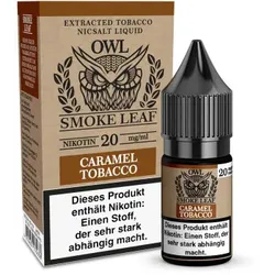 OWL Smoke Leaf Caramel Tobacco NicSalt Liquid 10ml / 20mg