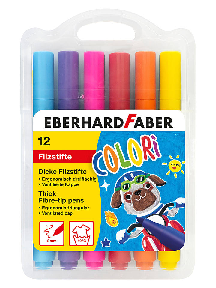 Faber-Castell Filzstifte "Colori" - 12 Stück - onesize