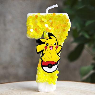 Uplift Picks Pikachu Number Birthday Candle Adds Character Fun To Every Celebration Cake b (7)