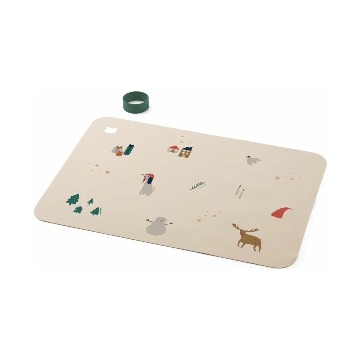 Liewood Jude Printed Placemat holiday / sandy (2185) ONE SIZE LW15059-2185-ONE SIZE-CU