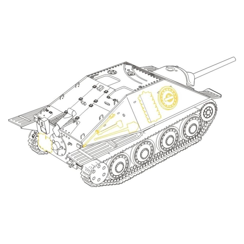 CMK Hetzer G-13 Swiss post-war version für Tamiya-Bausatz (129-8010)