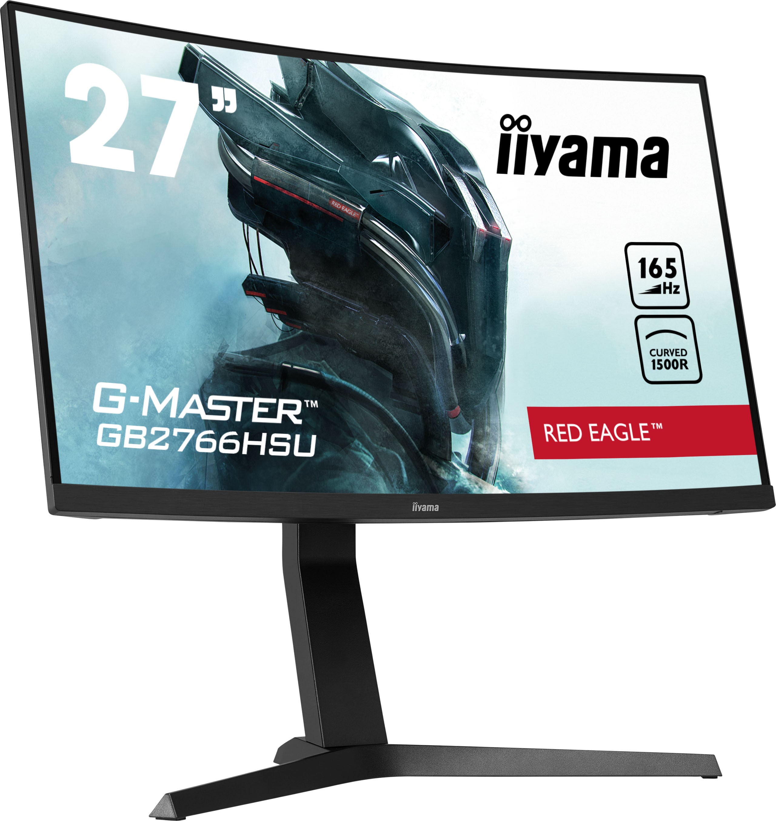 iiyama G-Master GB2766HSU-B1 27 Zoll Full HD VA Panel 16:9 165 Hz Curved Gaming Monitor