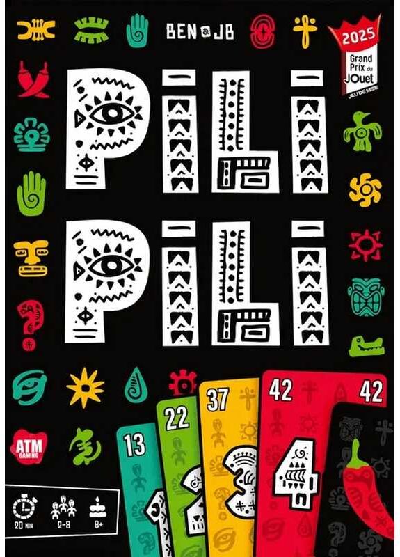 Pili Pili Card Game by ATM Gaming, Ages 8+, Trick-Taking Card Game with Variable Missions