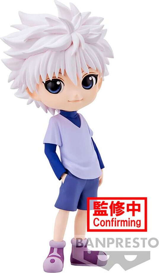 Banpresto Killua Hunter x Hunter Q Posket figuur, paars, 14 cm