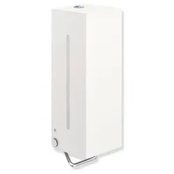 Hewi System 900 Seifenspender 900.06.00460DX Edelstahl pulverbeschichtet weiß tiefmatt, manuell