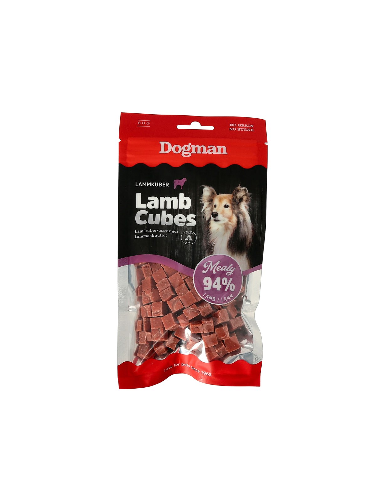 Dogman Meaty Lammwürfel Hundeleckerlis 80g