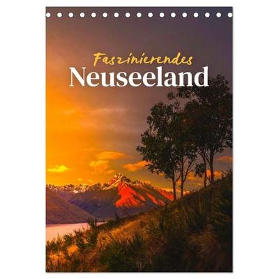 Faszinierendes Neuseeland (Tischkalender 2027 DIN A5 hoch), CALVENDO Monatskalender