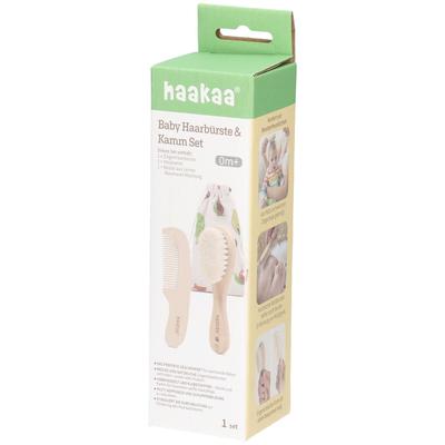 Haakaa Baby Haarbürste + Kamm Set 2 Stk St