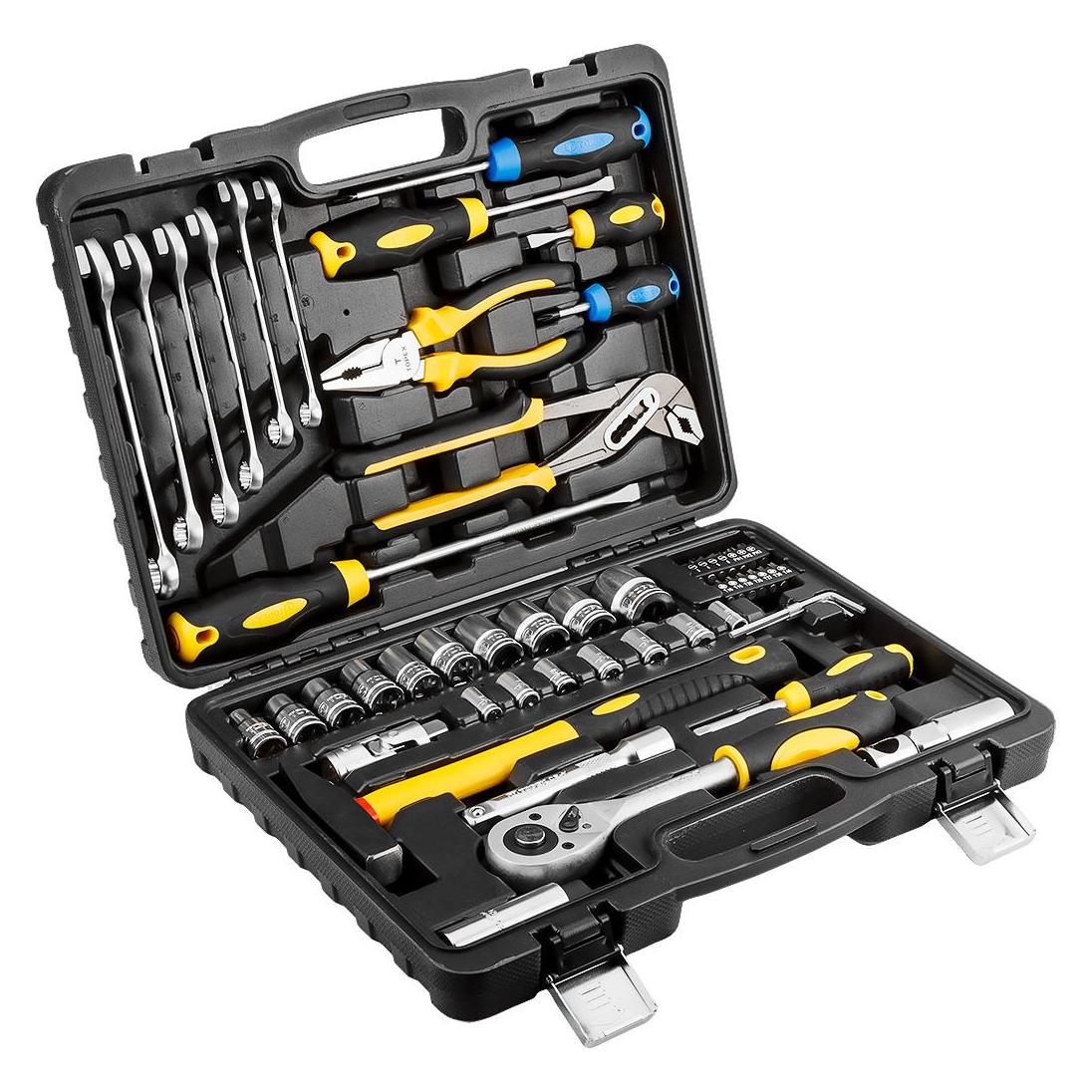 Topex Tool set 56 pcs. (38D224) (38D224)