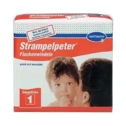 STRAMPELPETER Flockenwindeln Saugstärke 1 56 St